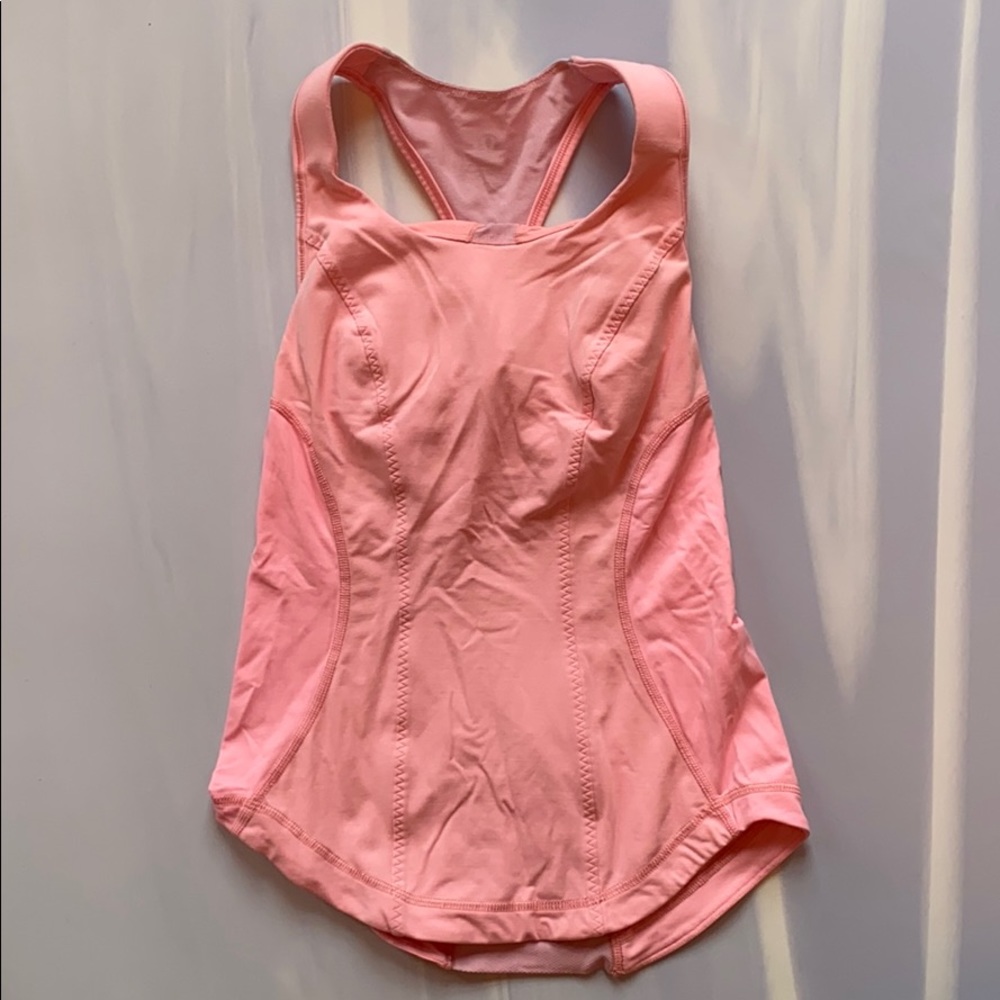 Lulu lemon pink top